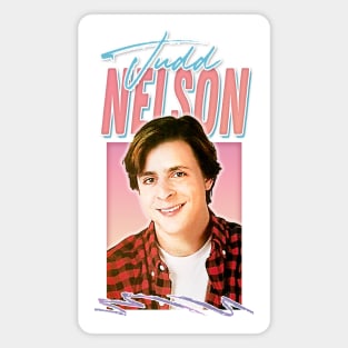 Judd Nelson - Retro Aesthetic Style Fan Art Design Magnet